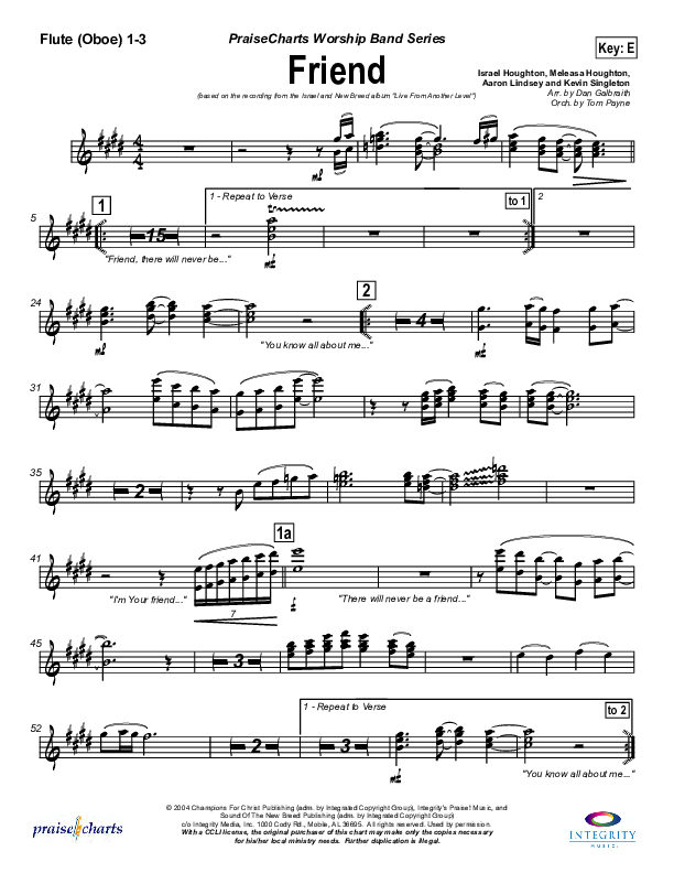 Friend Wind Pack (Israel Houghton)