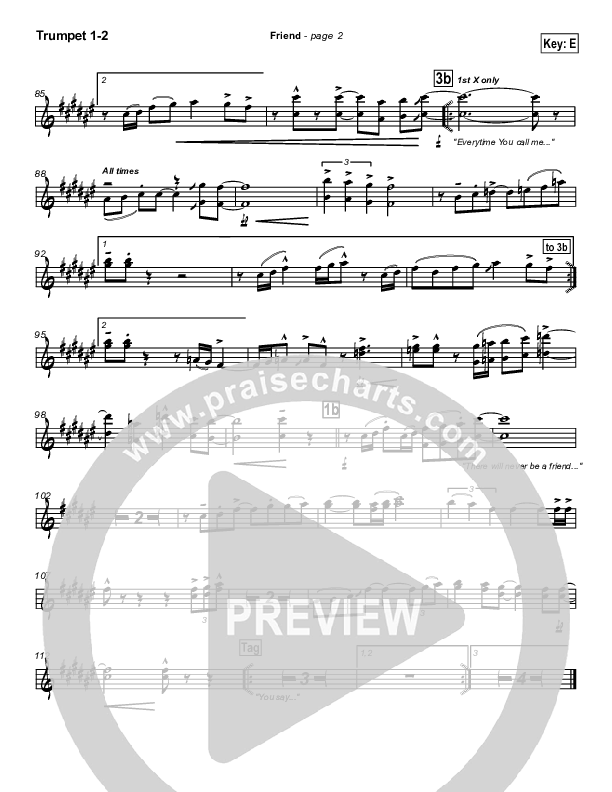 Friend Trumpet 1,2 (Israel Houghton)