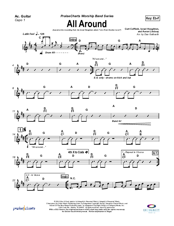 All Around Acoustic Guitar (Israel Houghton)