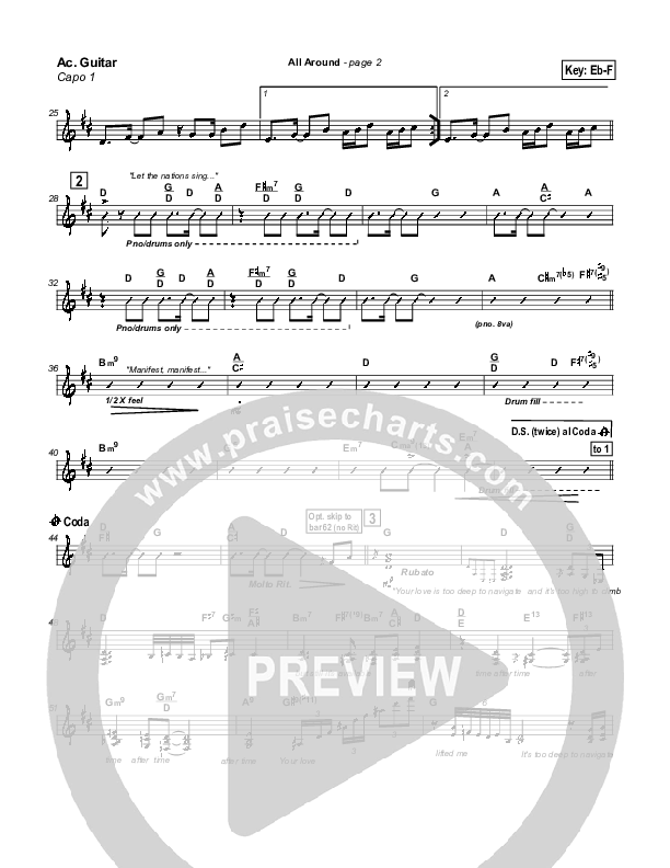 All Around Acoustic Guitar (Israel Houghton)