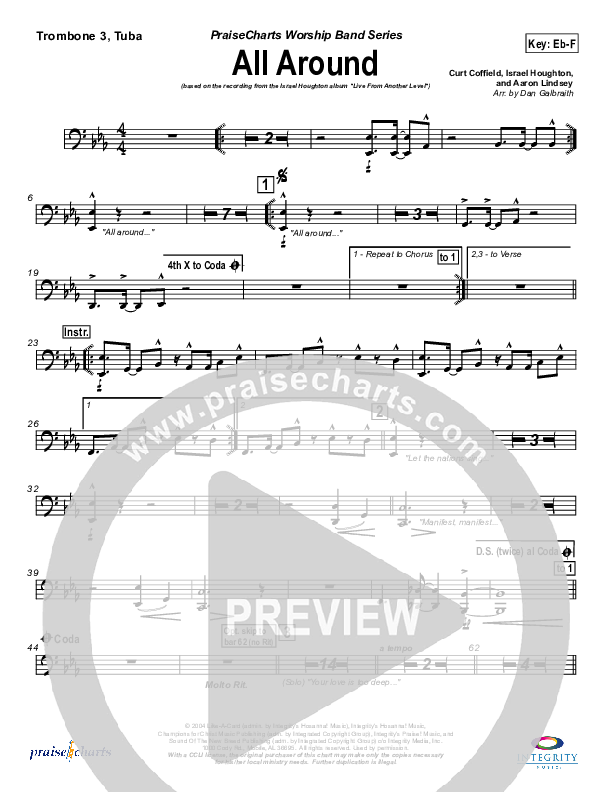 All Around Trombone 3/Tuba (Israel Houghton)