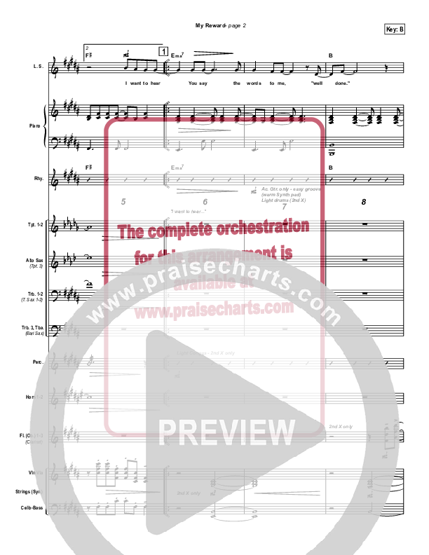 My Reward Orchestration (Paul Baloche)