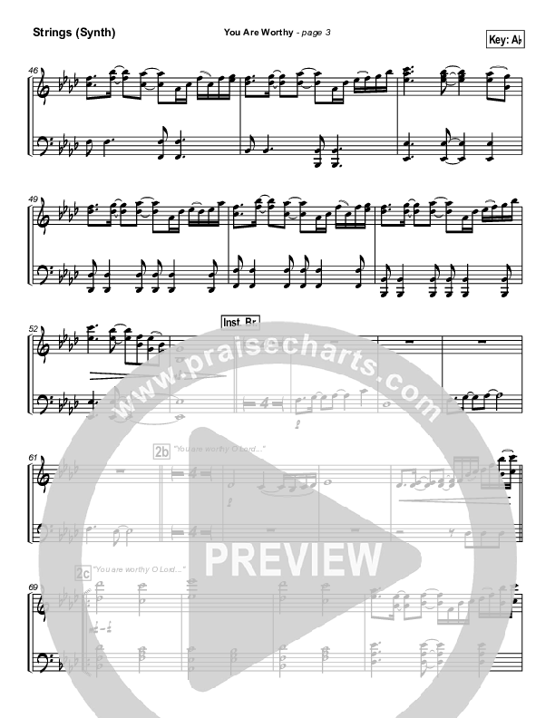 You Are Worthy Synth Strings (Hillsong Worship)