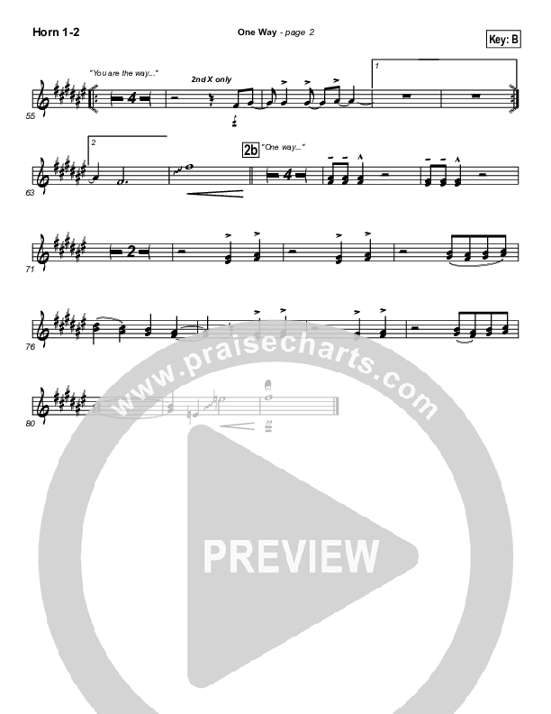 One Way Brass Pack (Hillsong Worship)