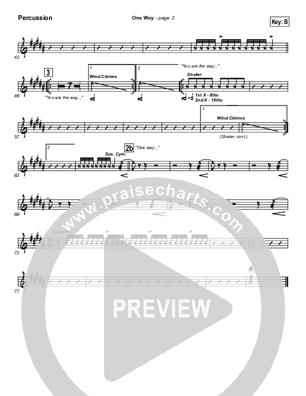 One Way Percussion (Hillsong Worship)