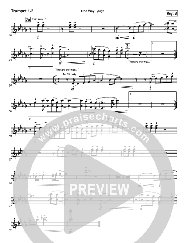 One Way Trumpet 1,2 (Hillsong Worship)