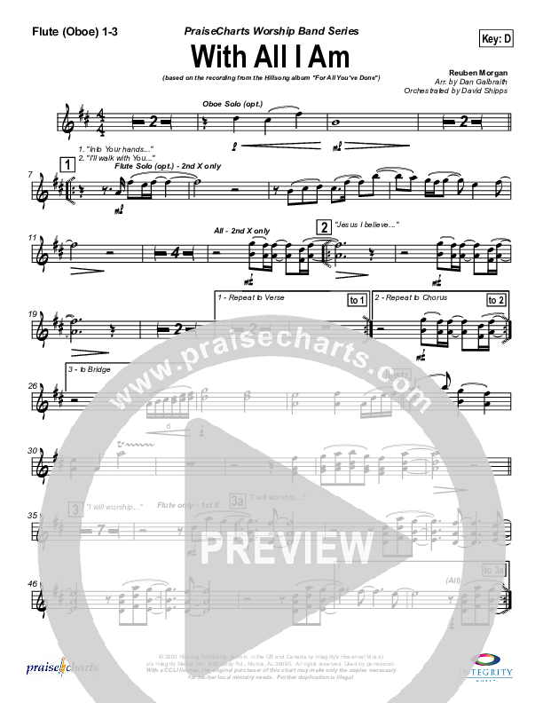 With All I Am Wind Pack (Hillsong Worship)