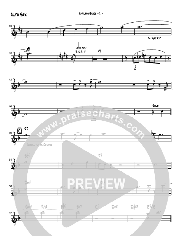 Amazing Grace (Instrumental) Alto Sax (Brad Henderson)