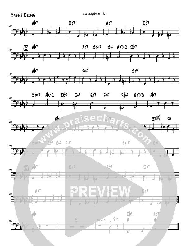 Amazing Grace (Instrumental) Drum Set (Brad Henderson)