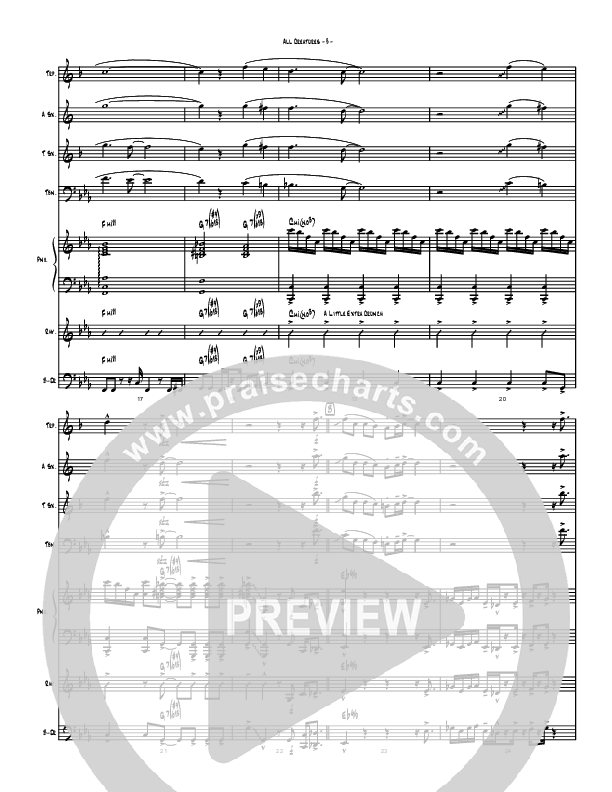 All Creatures Of Our God And King (Instrumental) Conductor's Score (Brad Henderson)