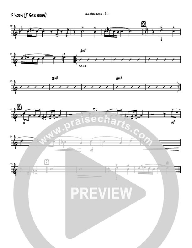 All Creatures Of Our God And King (Instrumental) French Horn (Brad Henderson)