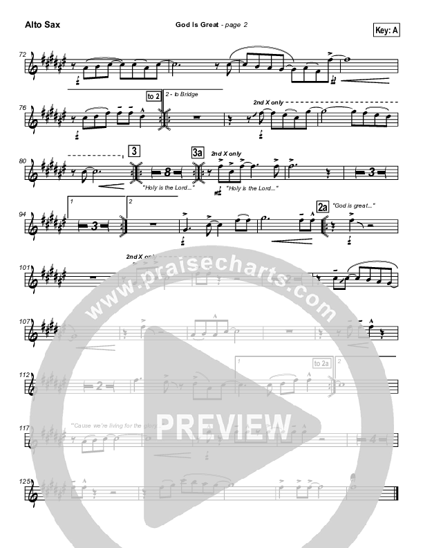 God Is Great Alto Sax (Travis Cottrell)