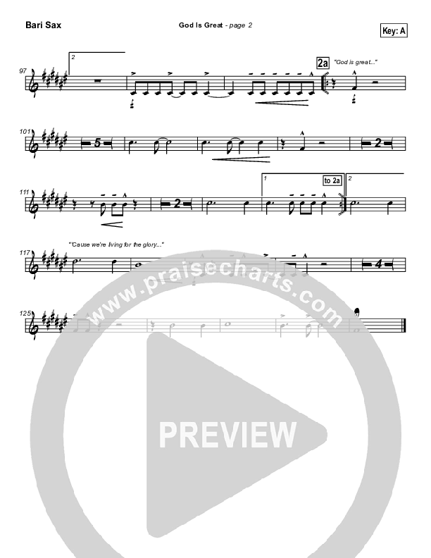 God Is Great Bari Sax (Travis Cottrell)