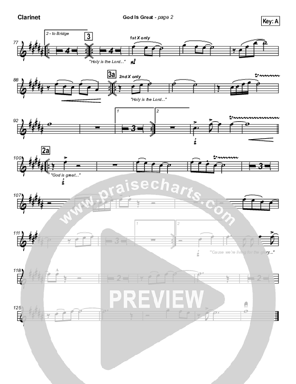 God Is Great Clarinet (Travis Cottrell)