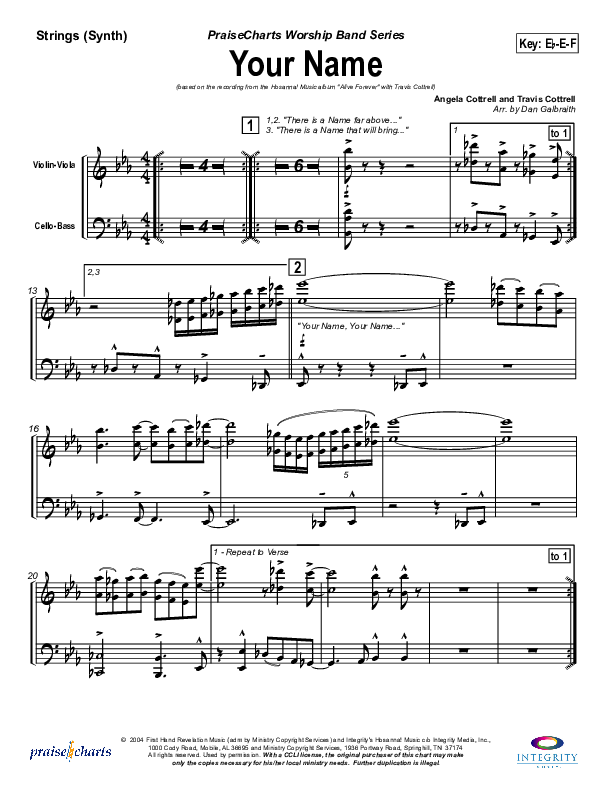 Your Name Synth Strings (Travis Cottrell)