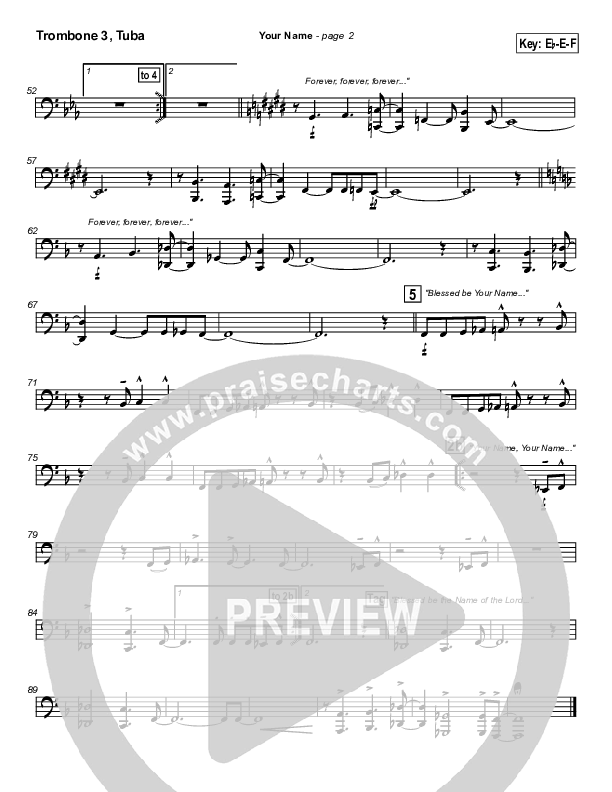 Your Name Trombone 3/Tuba (Travis Cottrell)