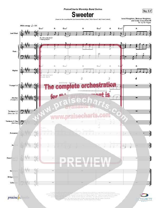 Sweeter Conductor's Score (Travis Cottrell)