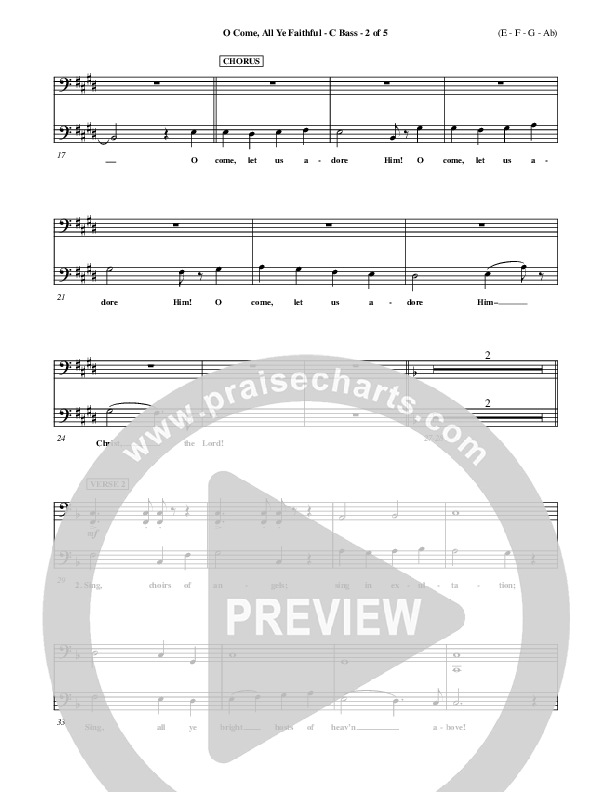 O Come All Ye Faithful Contrabass ()