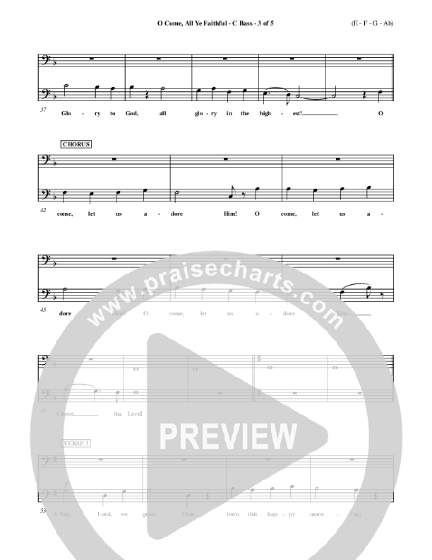 O Come All Ye Faithful Contrabass ()