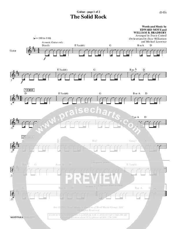 The Solid Rock Acoustic Guitar (Travis Cottrell)