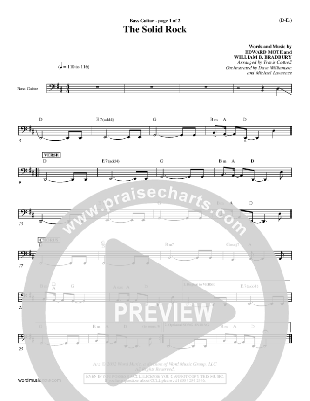 The Solid Rock Bass Guitar (Travis Cottrell)