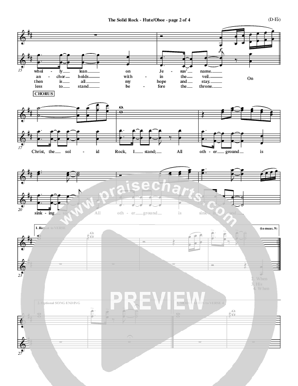 The Solid Rock Flute/Oboe (Travis Cottrell)