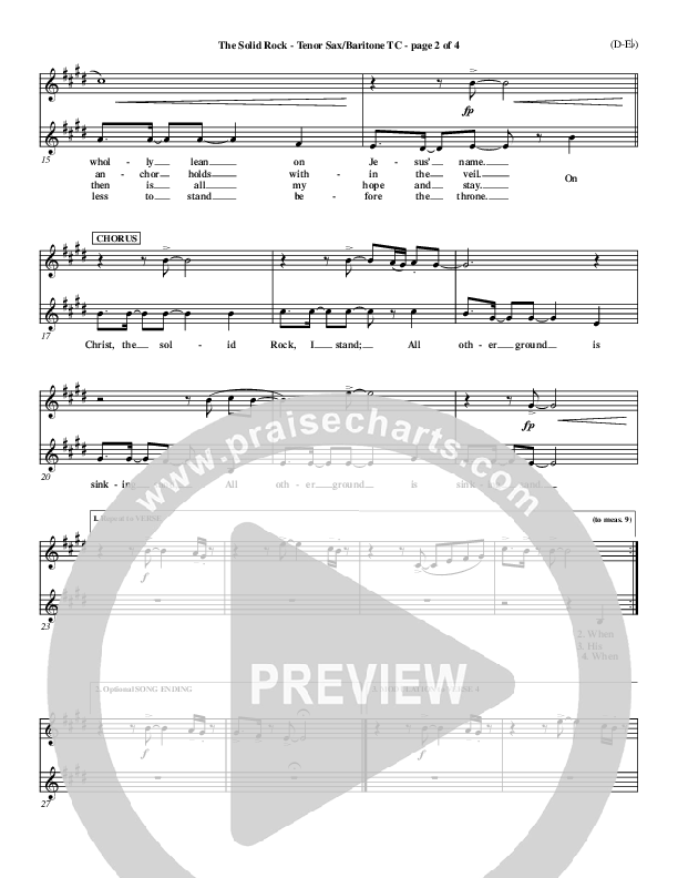 The Solid Rock Tenor Sax 1 (Travis Cottrell)