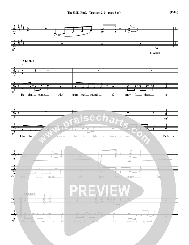 The Solid Rock Trumpet 2/3 (Travis Cottrell)