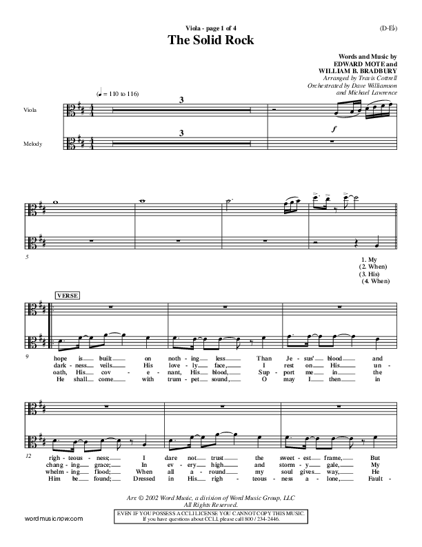 The Solid Rock Viola (Travis Cottrell)