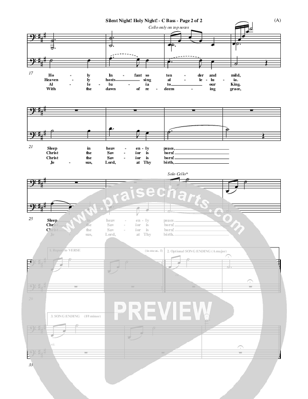 Silent Night Holy Night Contrabass ()