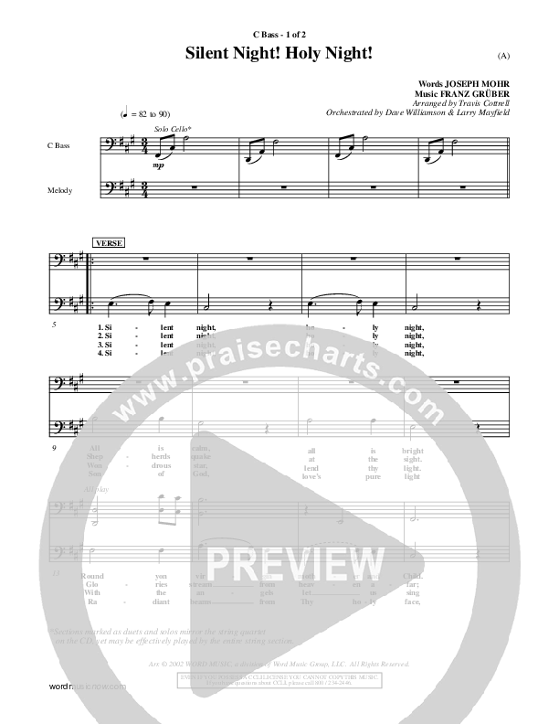 Silent Night Holy Night Contrabass ()