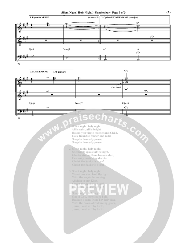 Silent Night Holy Night Synth ()