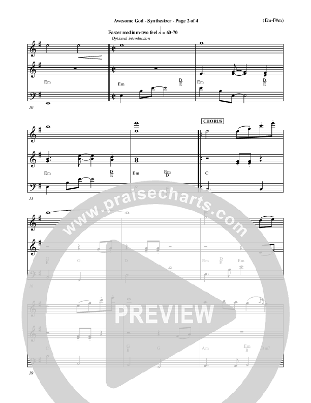 Awesome God Synth (Rich Mullins)