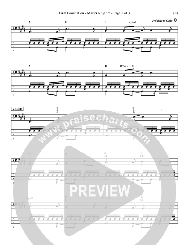 Firm Foundation Rhythm Chart (Jamie Harvill)