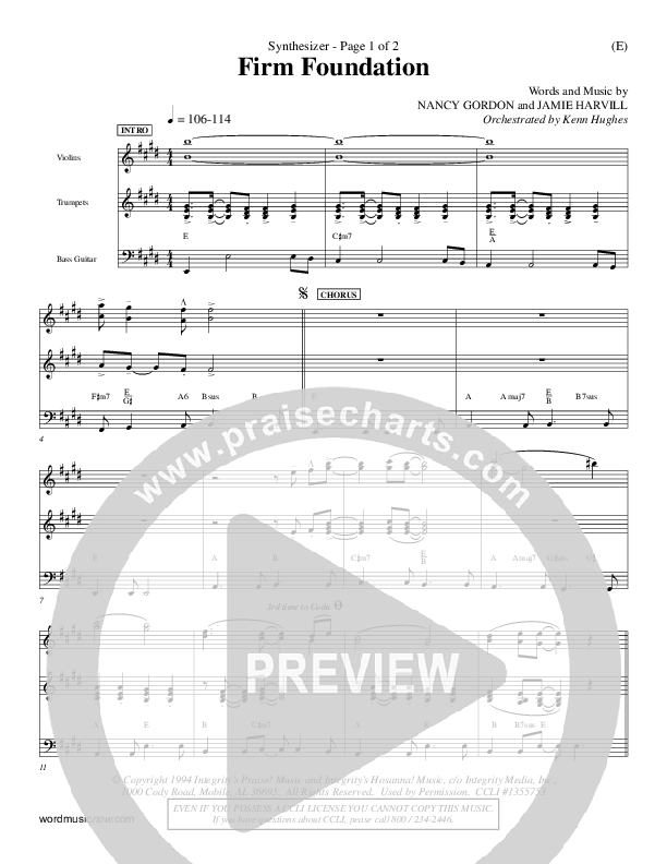 Firm Foundation Synth (Jamie Harvill)