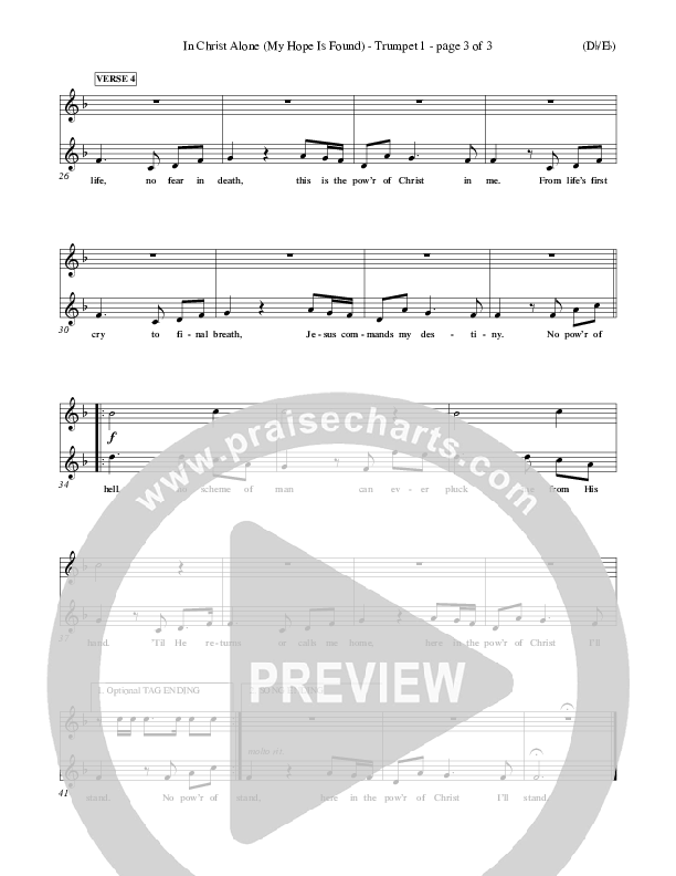 In Christ Alone Trumpet 1 (Stuart Townend)