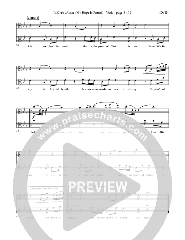 In Christ Alone Viola (Stuart Townend)