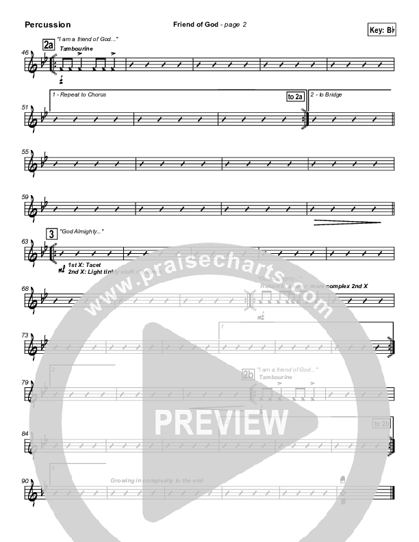 Friend Of God Percussion (Travis Cottrell)