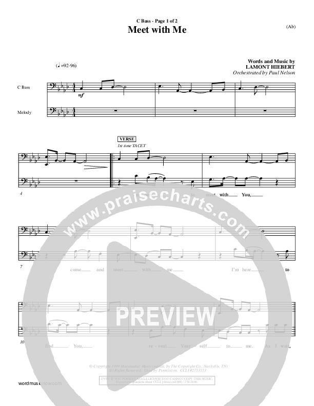 Meet With Me Contrabass (Lamont Hiebert)