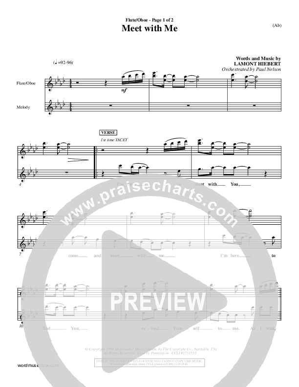Meet With Me Flute/Oboe (Lamont Hiebert)