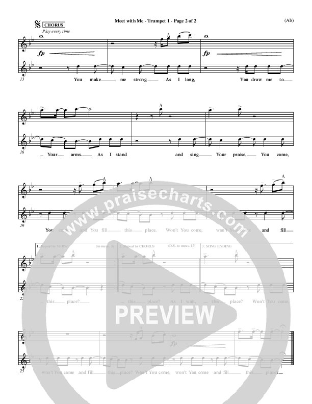 Meet With Me Trumpet 1 (Lamont Hiebert)