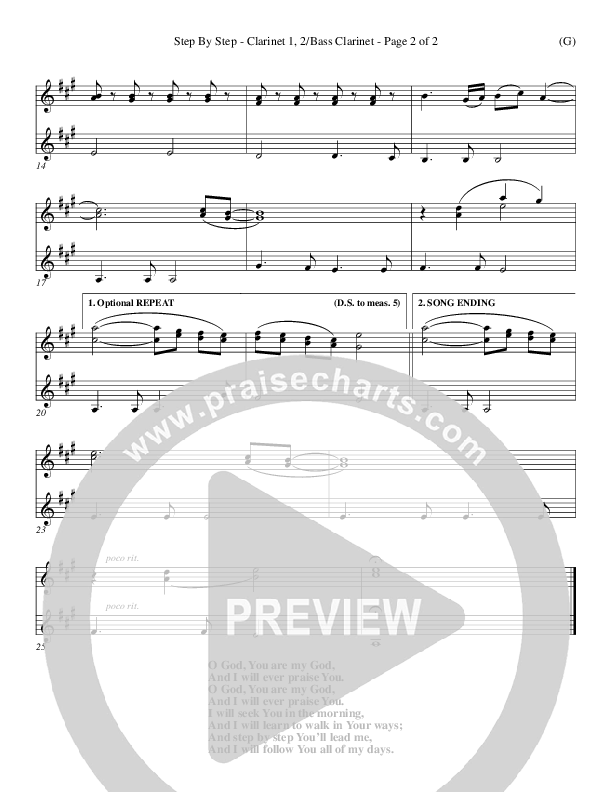 Step By Step Clarinet 1/2, Bass Clarinet (David Strasser)