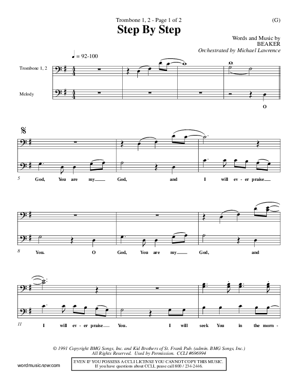 Step By Step Trombone 1/2 (David Strasser)