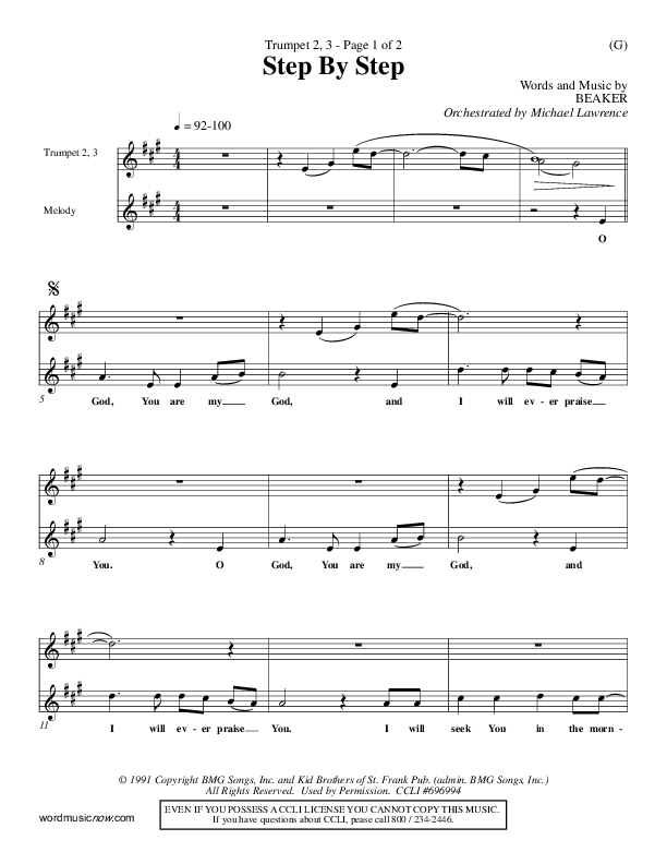 Step By Step Trumpet 2/3 (David Strasser)