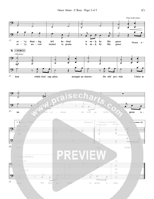 Grace Alone Contrabass (Jeff Nelson)