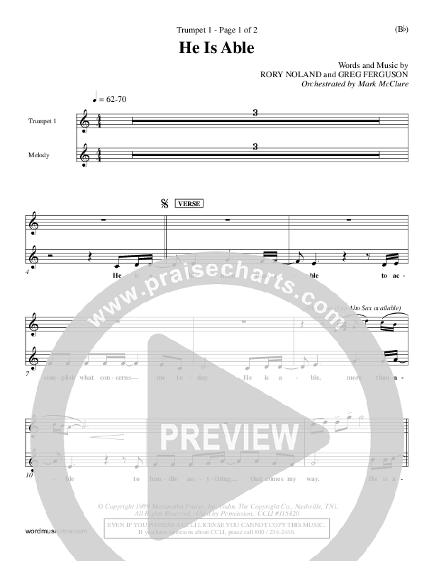 He Is Able Trumpet 1 ()