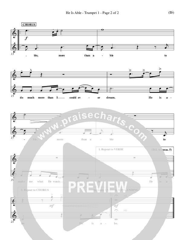 He Is Able Trumpet 1 ()