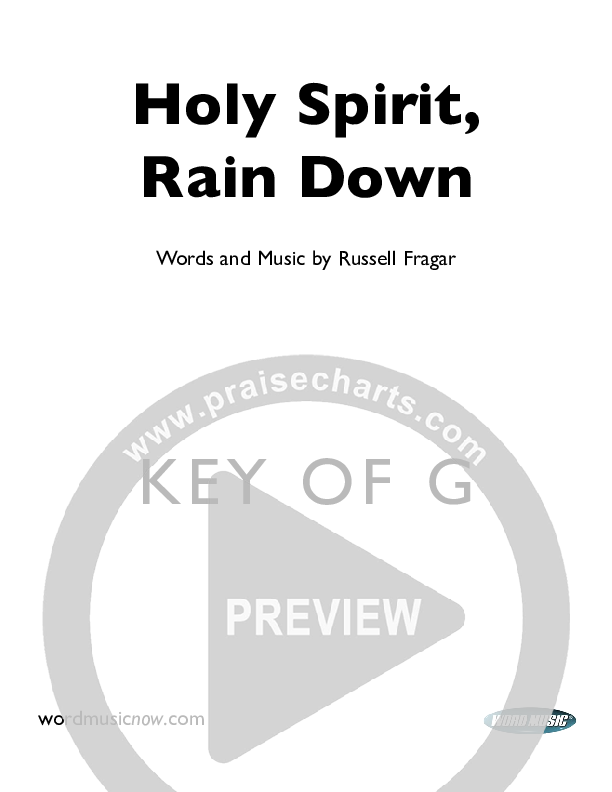 Holy Spirit Rain Down Orchestration (Russell Fragar)