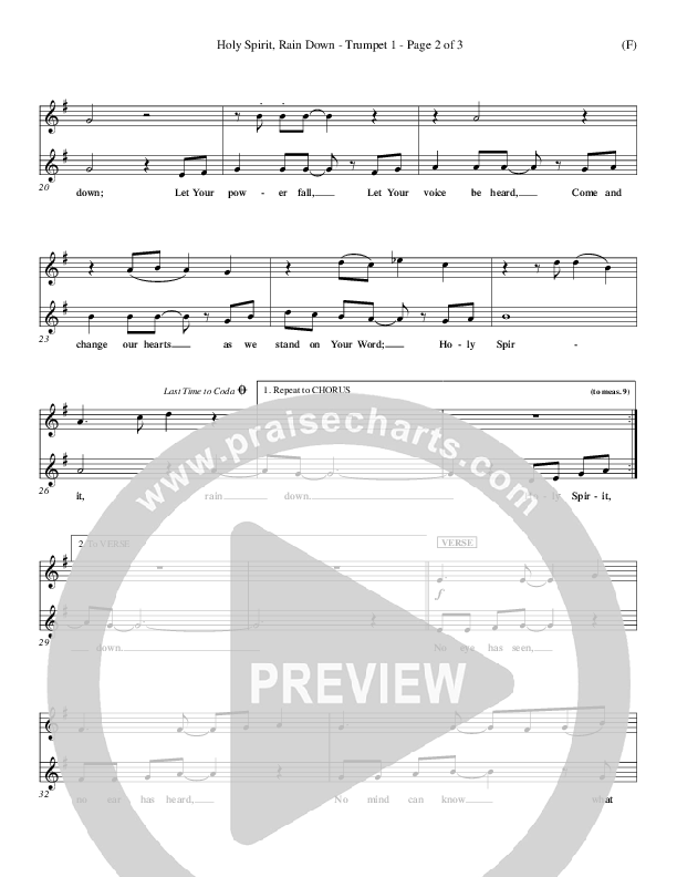 Holy Spirit Rain Down Trumpet 1 (Russell Fragar)