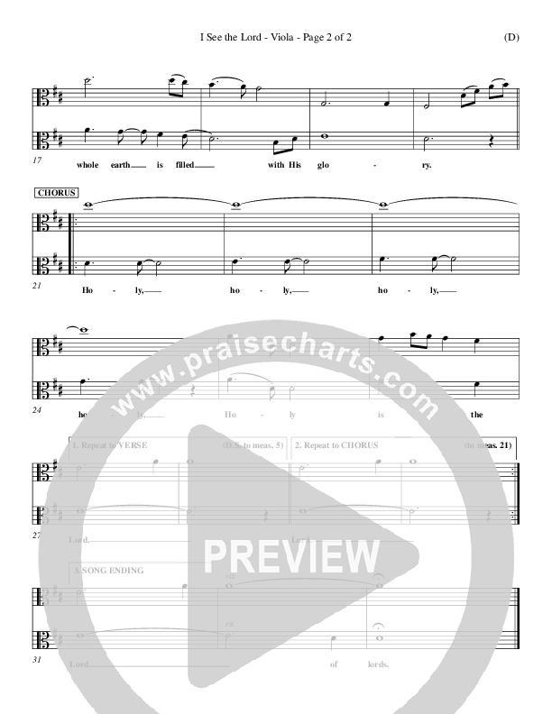 I See The Lord Viola (Chris Falson)